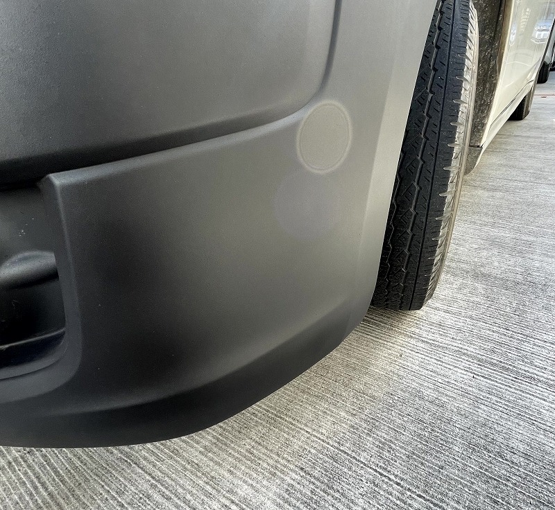 樹脂バンパーリペア後